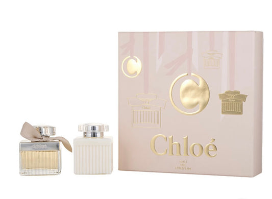 Chloe -eau de parfum spray 1.7 oz & body lotion 3.4 oz